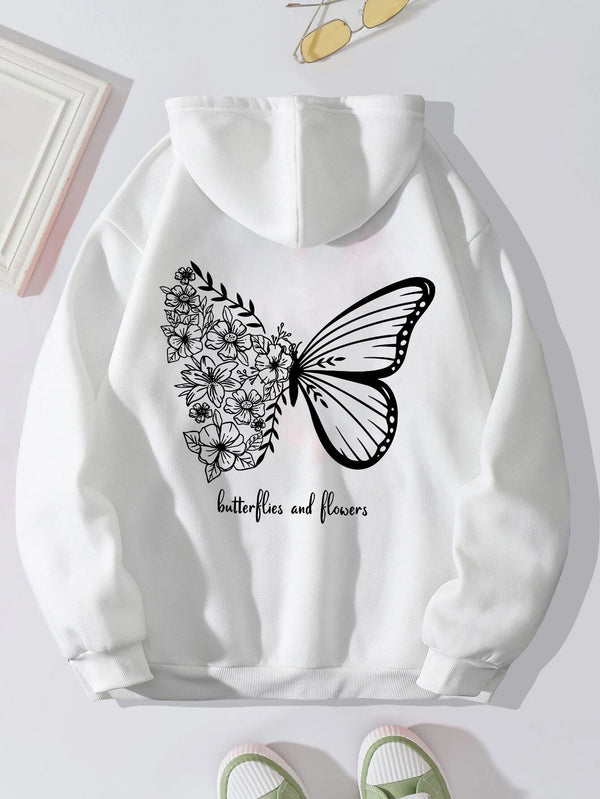 Butterfly Printing Women's Sweater A'lee